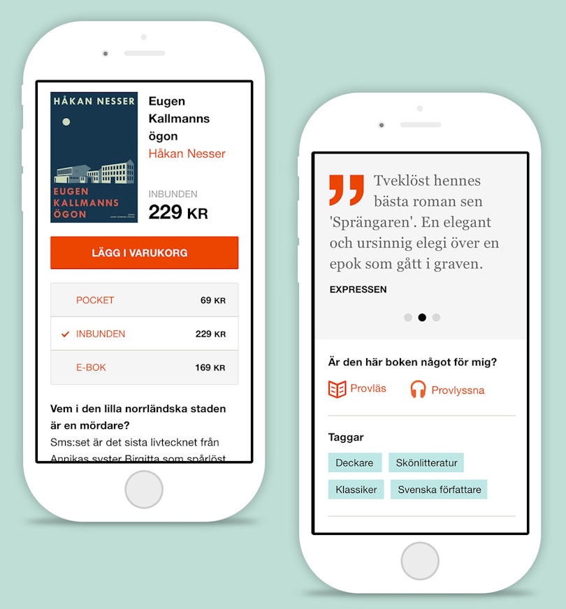 Bonniers Bokklubbar, responsiv l&ouml;sning, Limetta