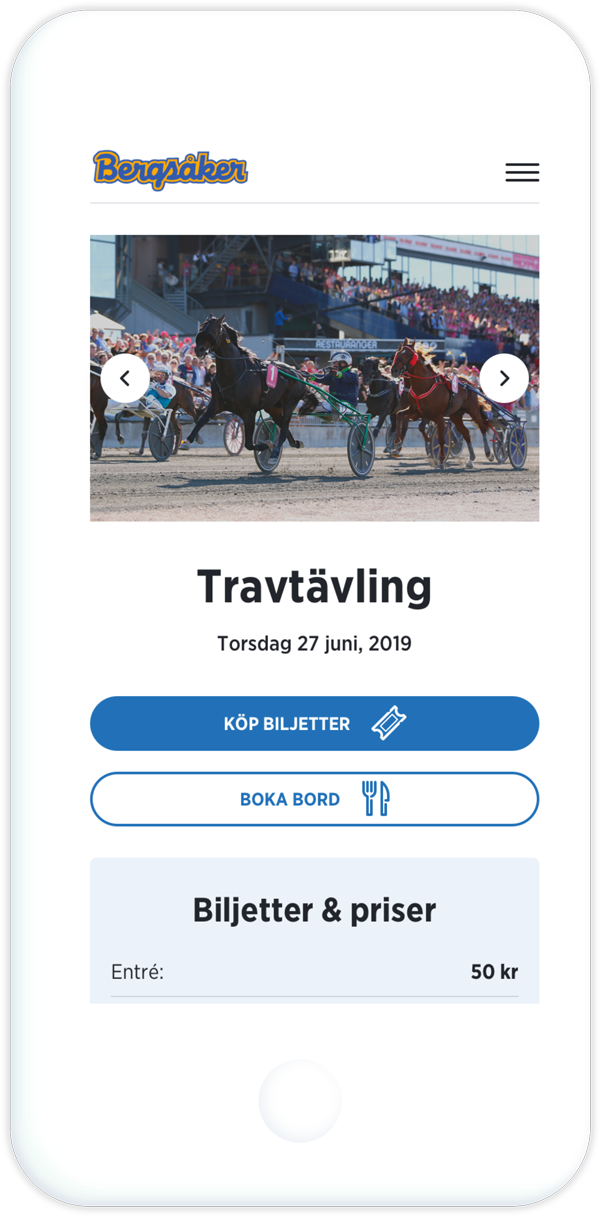 Ny UX och design för travbanornas webbplatser - Limetta Digitalbyrå