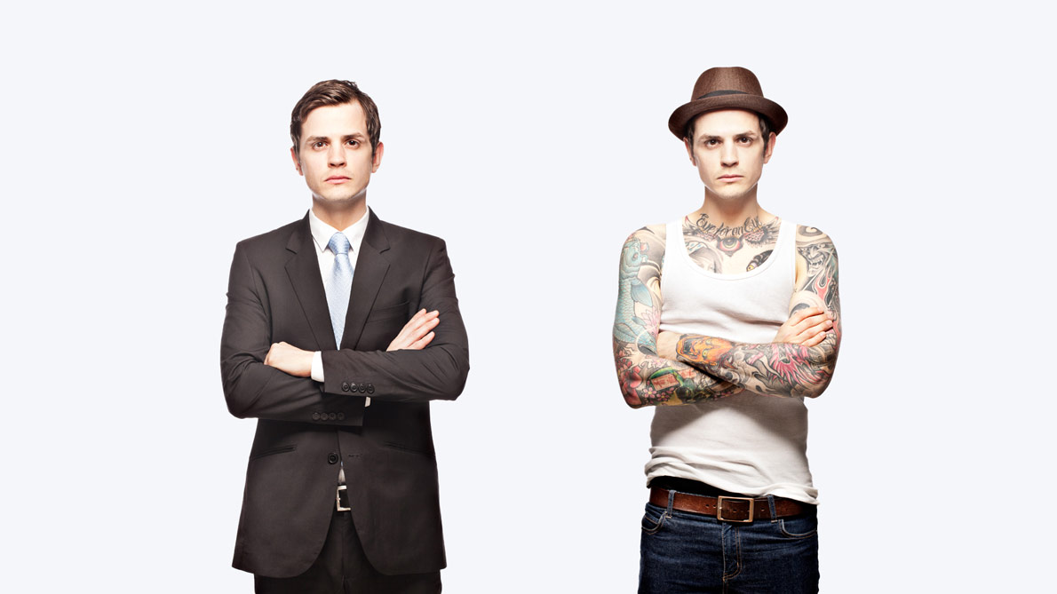 Emotionell design - Vi har kognitiva fördomar. Vilken av de två männen hade du helst köpt en bil eller försäkring av? - Limetta Digitalbyrå