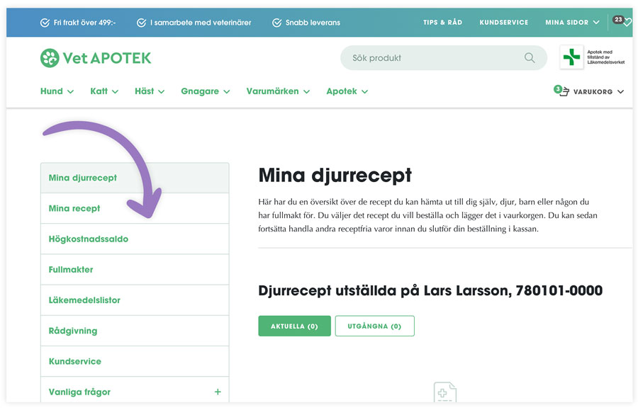 3 klicksregeln - sidomeny - Limetta Digitalbyrå