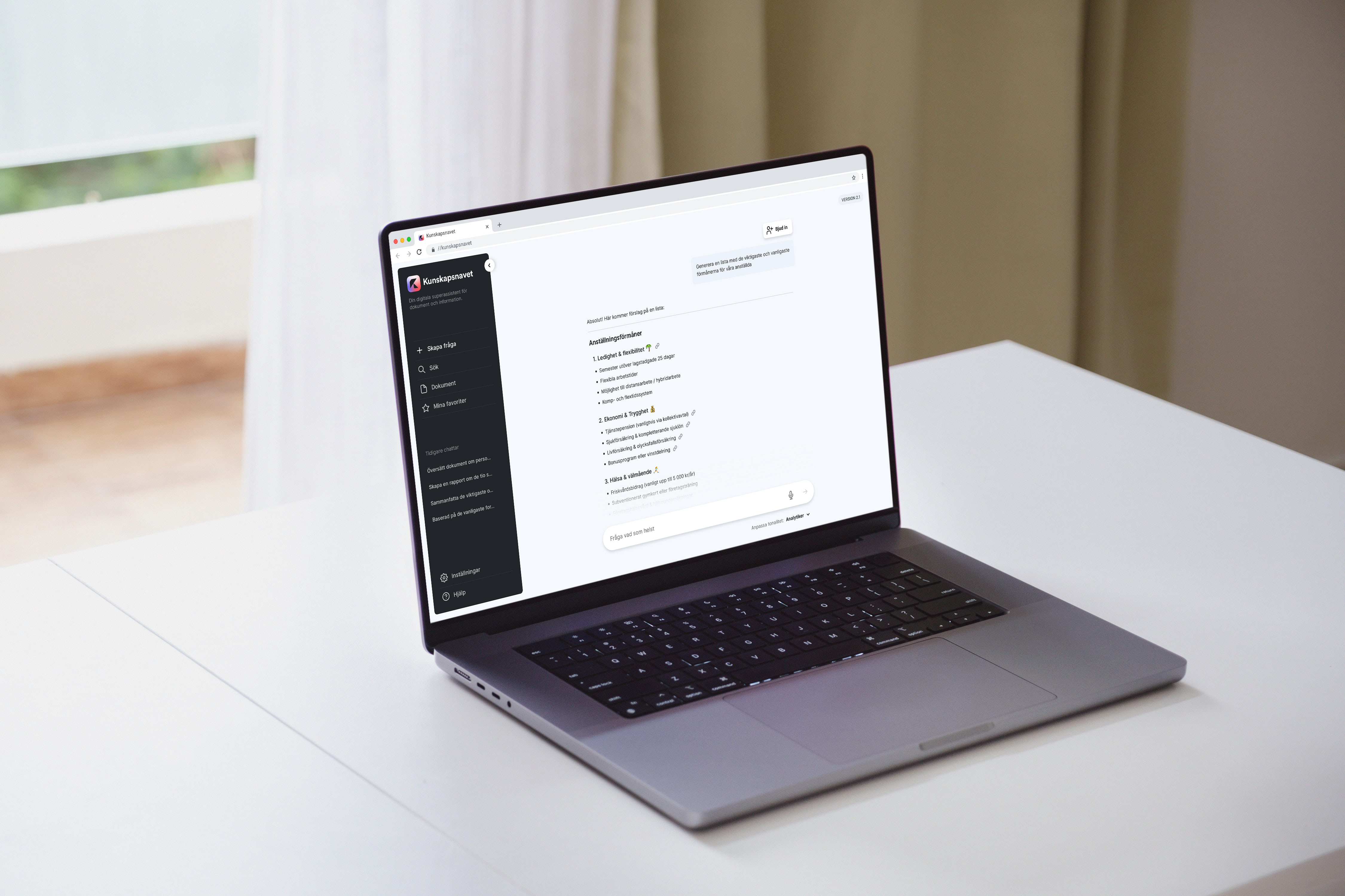 Exempel på en skräddarsydd AI-app som vi byggt