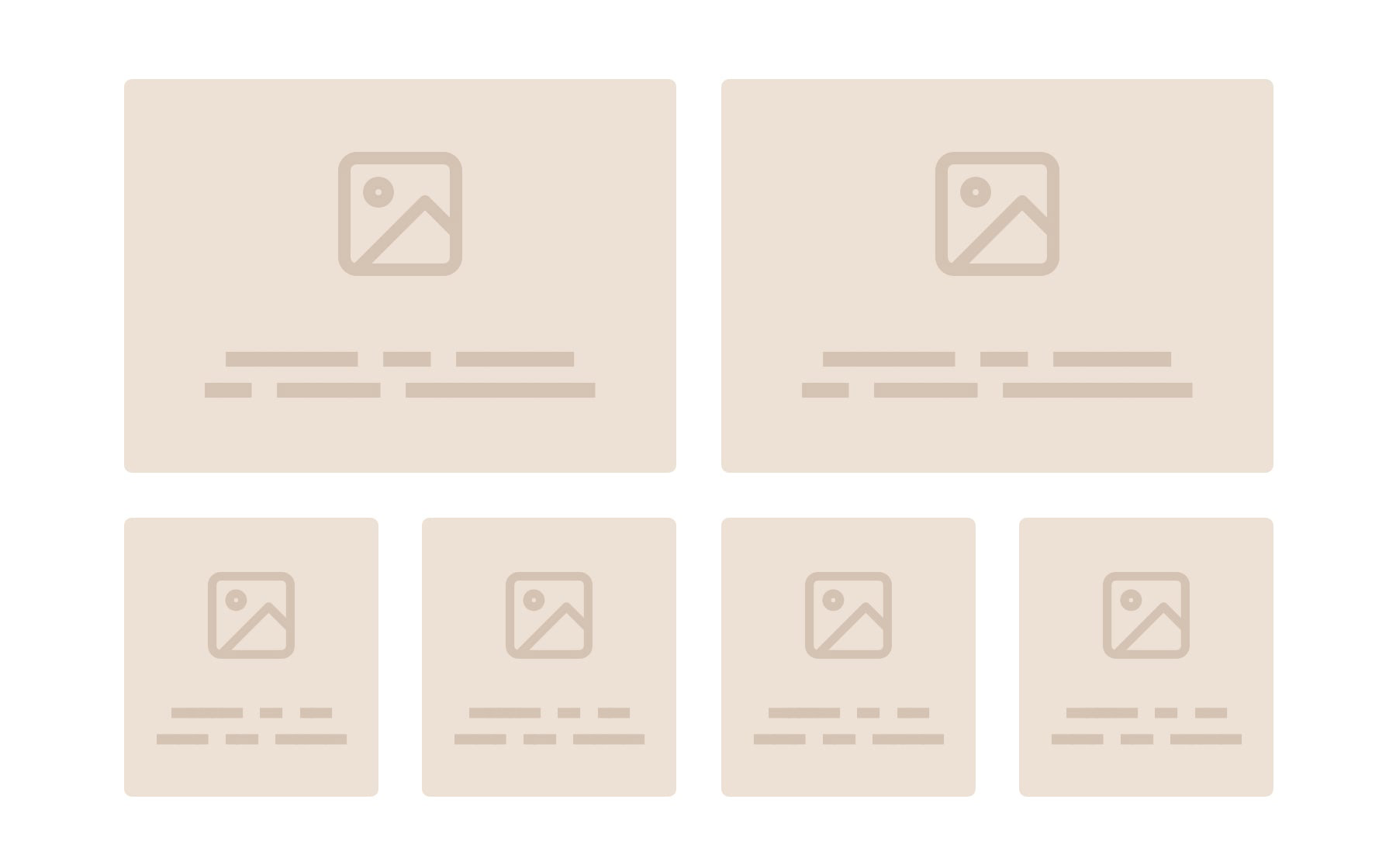 Större element är viktigare - UX och design-principer