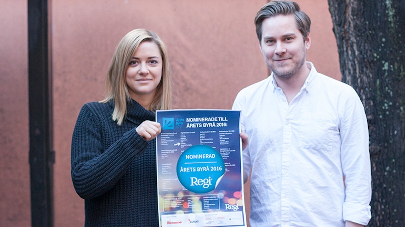 Julia Tatkowska, UX-designer och Jonatan Lilja, Art Director på digitala byrån Limetta