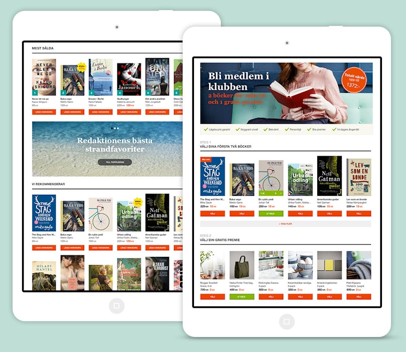 Bonniers Bokklubbar gets a new concept & design on Episerver, Limetta Bonniers Bokklubbar gets a new concept & design on Episerver, Limetta