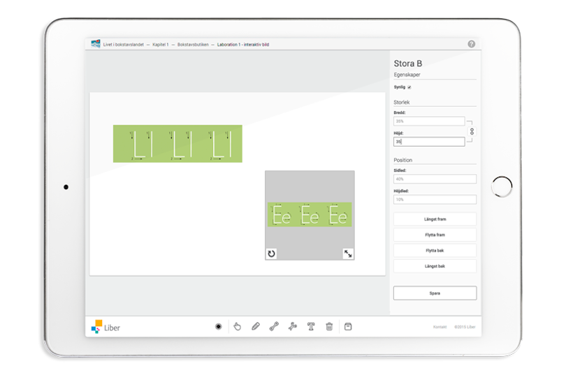 Liber, redigeringsl&auml;ge, Limetta