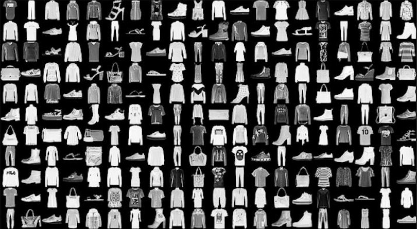 Kl&auml;desplagg i Fashion MNIST