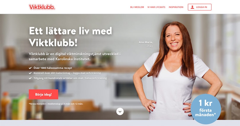 Digitala byrån Limetta vann Viktklubbs pitch och hjälper dem med koncept, UX och design