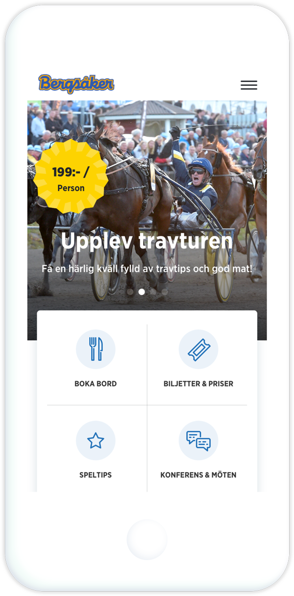 Ny UX och design för travbanornas webbplatser - Limetta Digitalbyrå