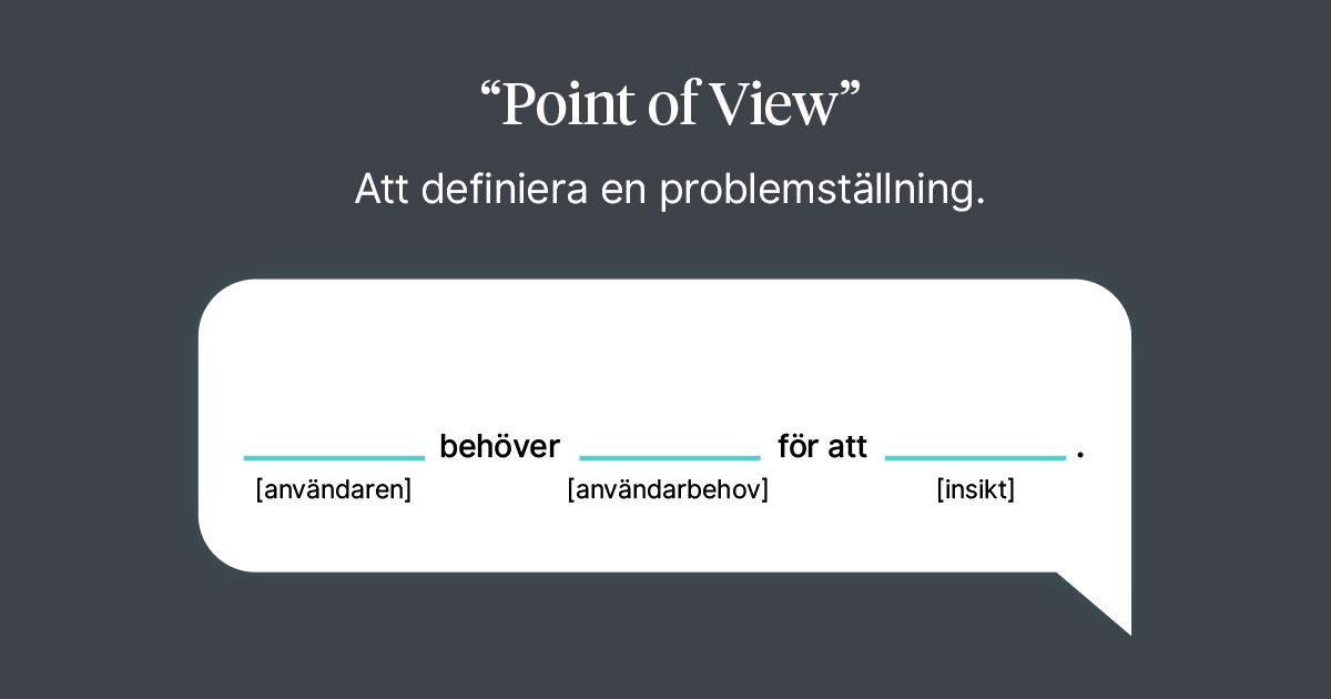 Design Thinking - Point of View