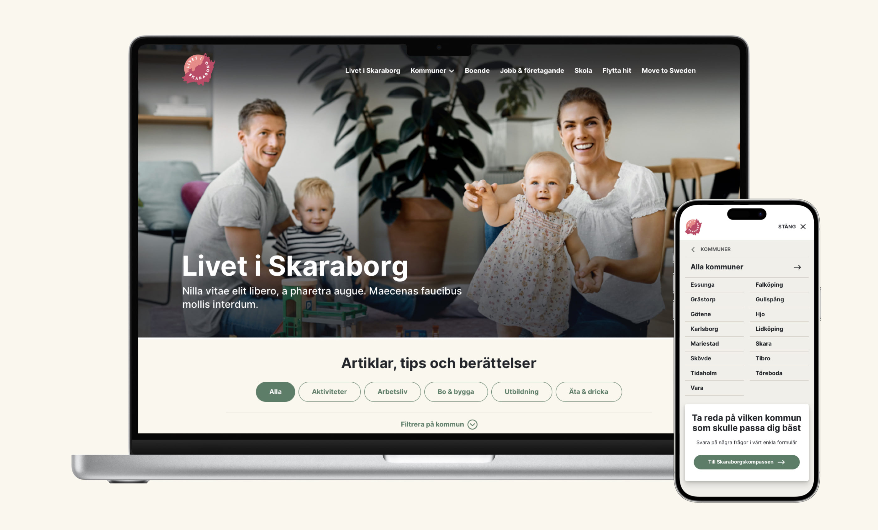 SEO - Vi valde att bygga upp så kallade ”Pillar Pages” för varje kommun - Limetta Digitalbyrå