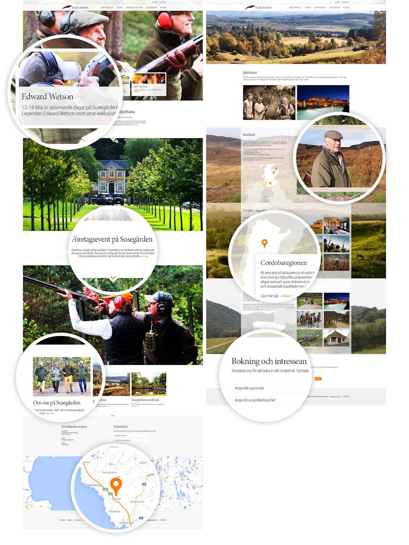 Susegården får ny design och webbplats i WordPress, Limetta