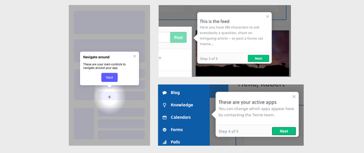 Onboarding - Belys nya funktioner