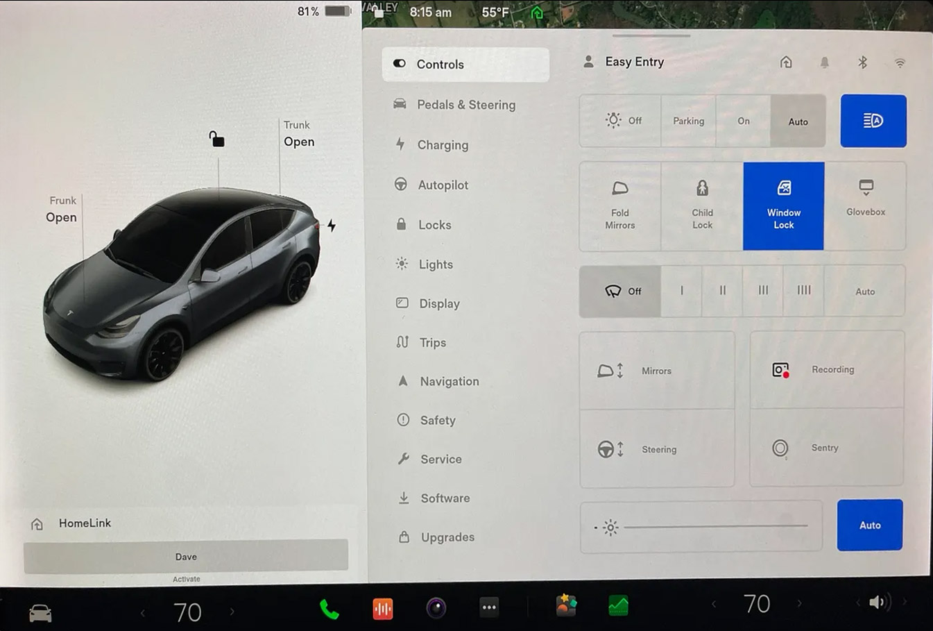 Tillgänglighetsdirektivet - Teslas interface upplevs ofta som svårläst