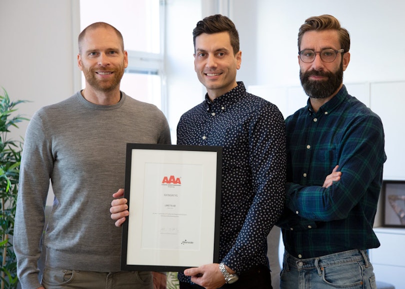 Vi får åter igen högsta kreditvärdighetsbetyget - AAA - Limetta Digitalbyrå Vi får åter igen högsta kreditvärdighetsbetyget - AAA - Limetta Digitalbyrå