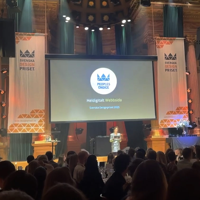 Webbyrå i Stockholm som vunnit Svenska Designpriset