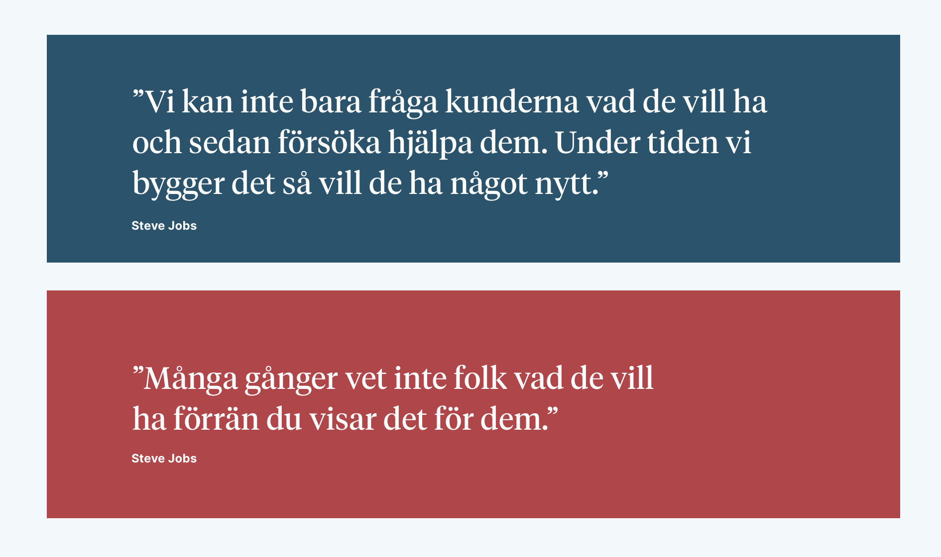 Kano-modellen - Relevanta citat från Steve Jobs, Apple - Limetta Digitalbyrå
