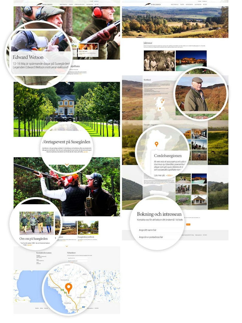 Susegården får ny design och webbplats i WordPress, Limetta