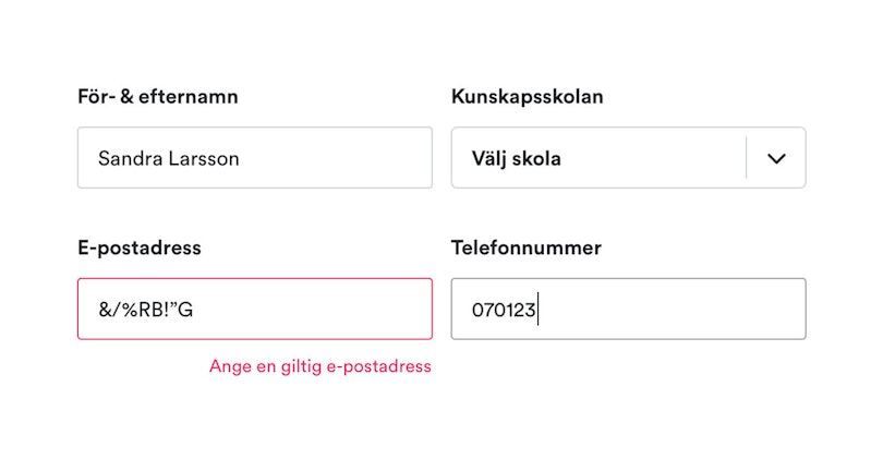 Digital tillgänglighet - Läsbarhet och validering i formulär  - Limetta Digitalbyrå