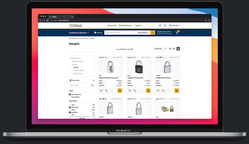 E-handel integrerad med affärssystem - Copiax - Limetta Digitalbyrå E-handel integrerad med affärssystem - Copiax - Limetta Digitalbyrå