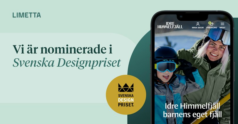Limetta nominerade till Svenska Designpriset 2026