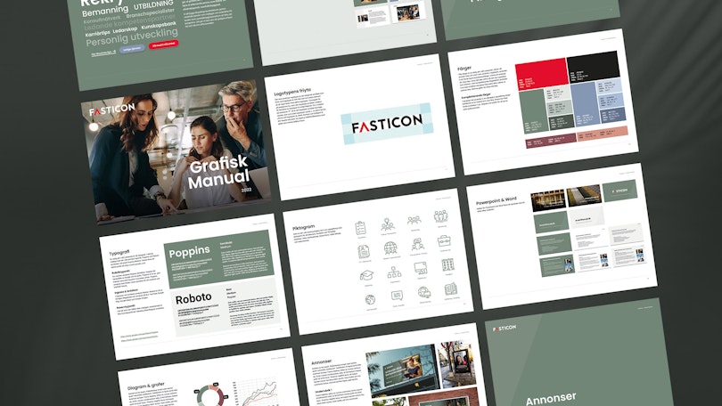 Grafisk manual med nya designelement - Limetta Digitalbyrå