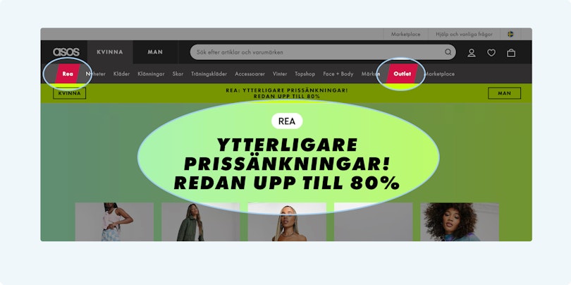 E-handelskunder: Rabattjägaren (Bargin hunters) gillar tydliga ingångar för REA och Outlet - Limetta Digitalbyrå