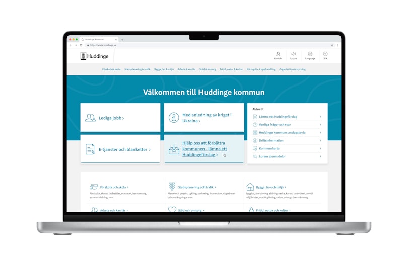 Huddinge - Implementation av Matomo på webben