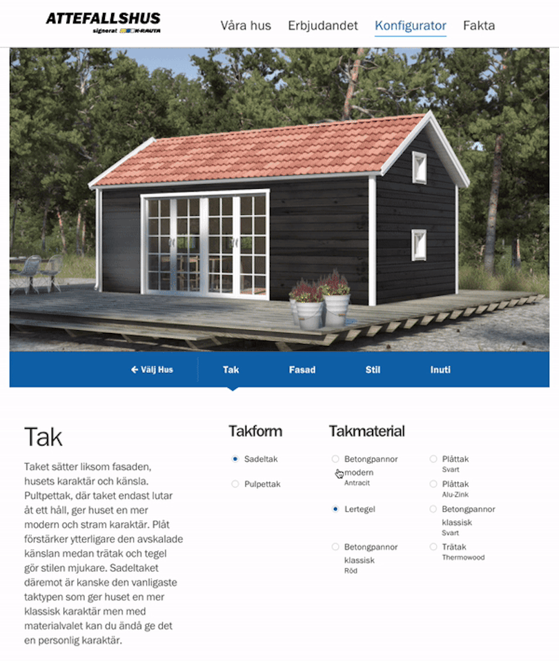 Attefallshus - an inspiring campaign site for K-rauta from Limetta Attefallshus - an inspiring campaign site for K-rauta from Limetta