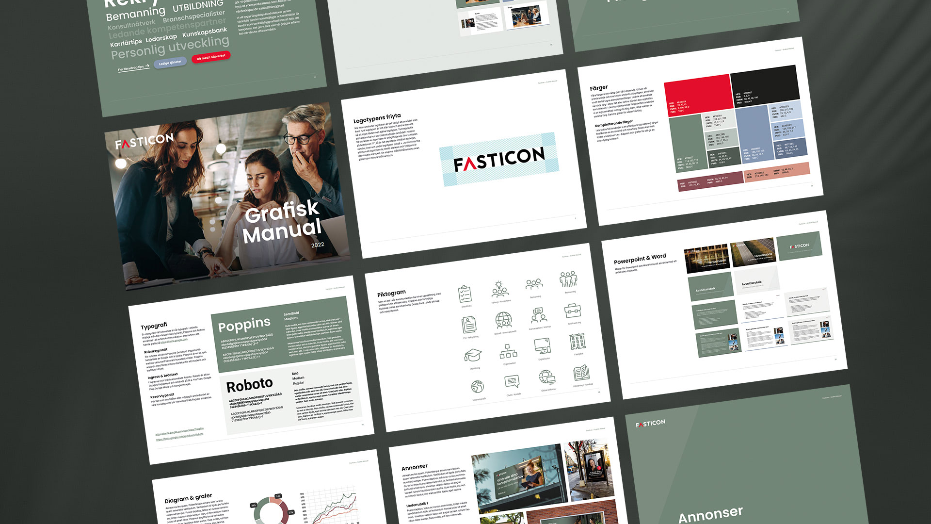 Grafisk manual med nya designelement - Limetta Digitalbyrå
