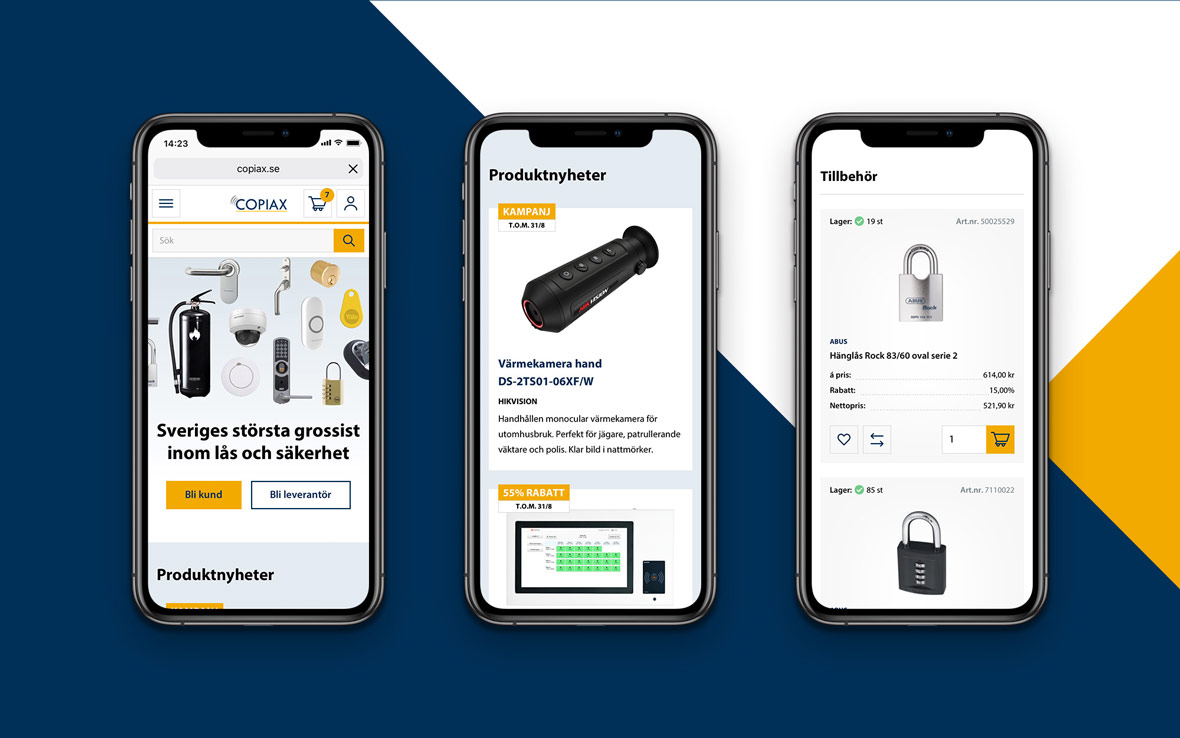Copiax med ny design och manér - Limetta Digitalbyrå