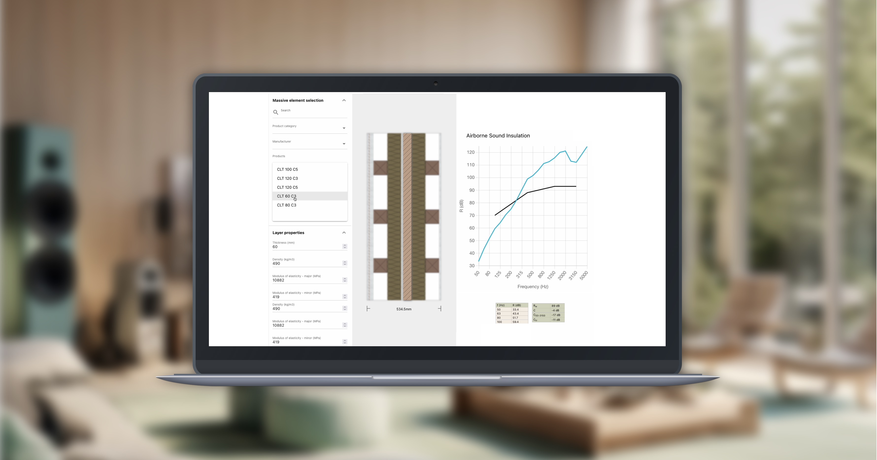 Sonusoft - Digital applikation som beräknar ljudisolering