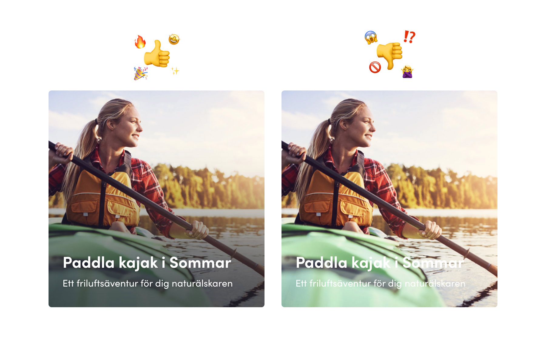 Läsbar text mot röriga bakgrunder - UX och design-principer