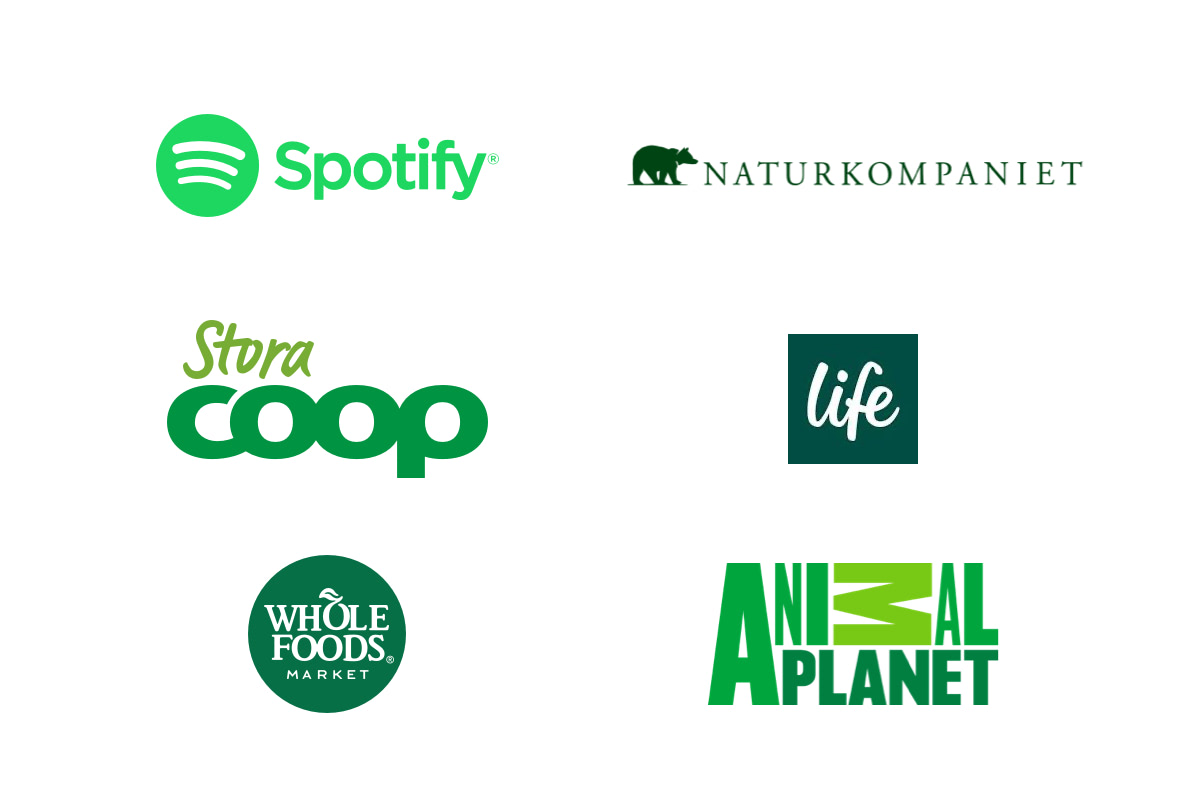 Färgen grönt bidrar med en känsla av lugn, hälsa, kraft och natur - Limetta Digitalbyrå